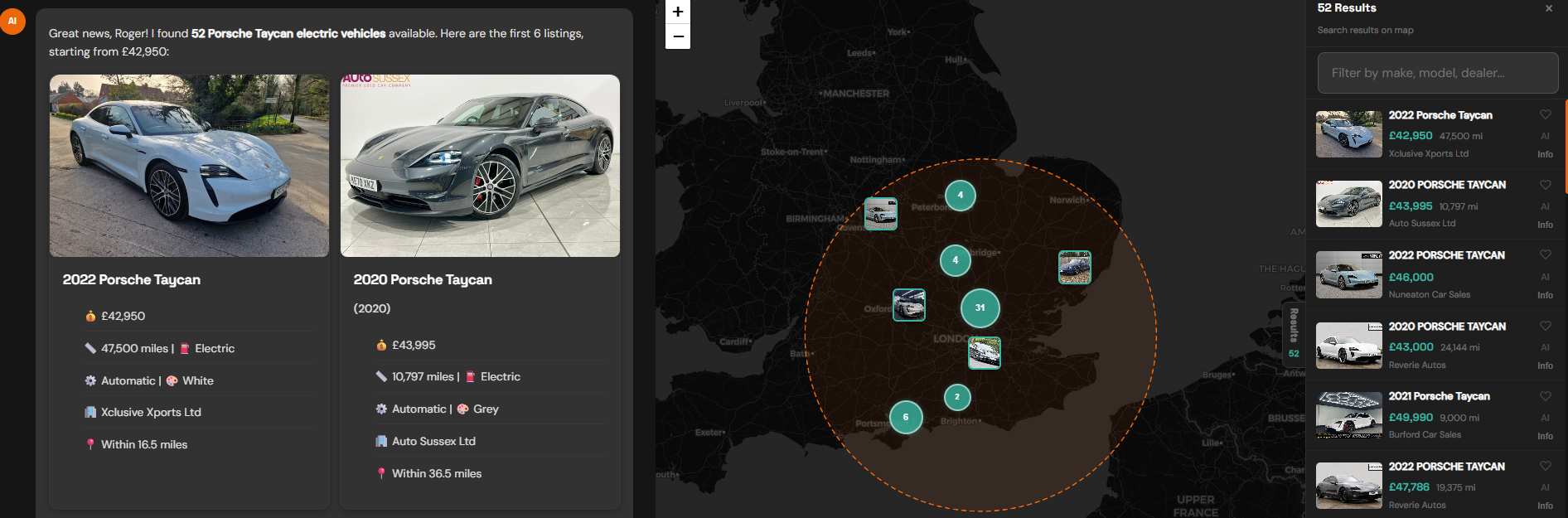 Pro - Vehicle Comparison